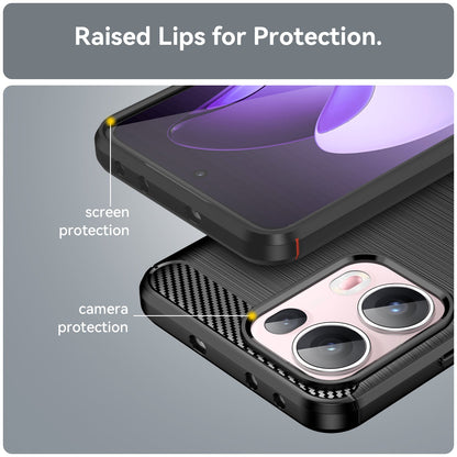 Oppo Reno 13 Pro 5G Carbon Fibre Case [Black]