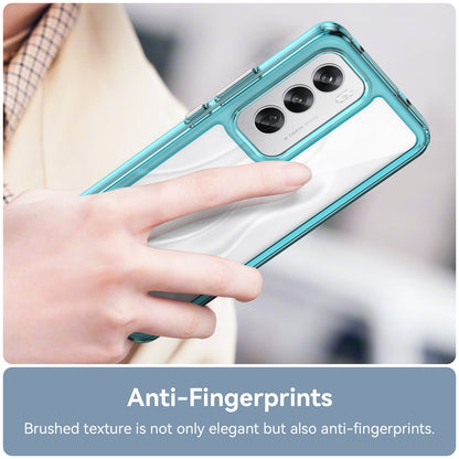 Oppo Reno 12 Soft Gel Bumper Case [Clear Blue]