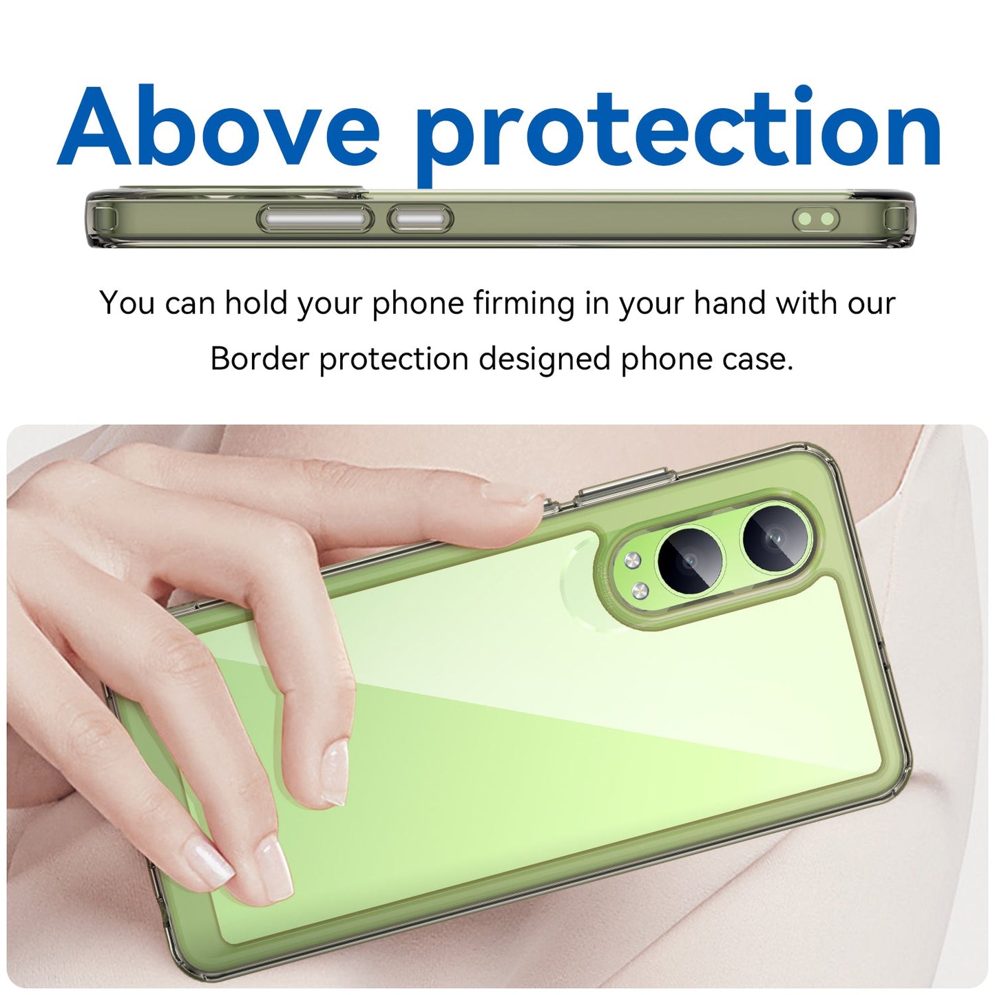 Oneplus Nord Ce4 Lite Soft Gel Bumper Case [Clear Grey]