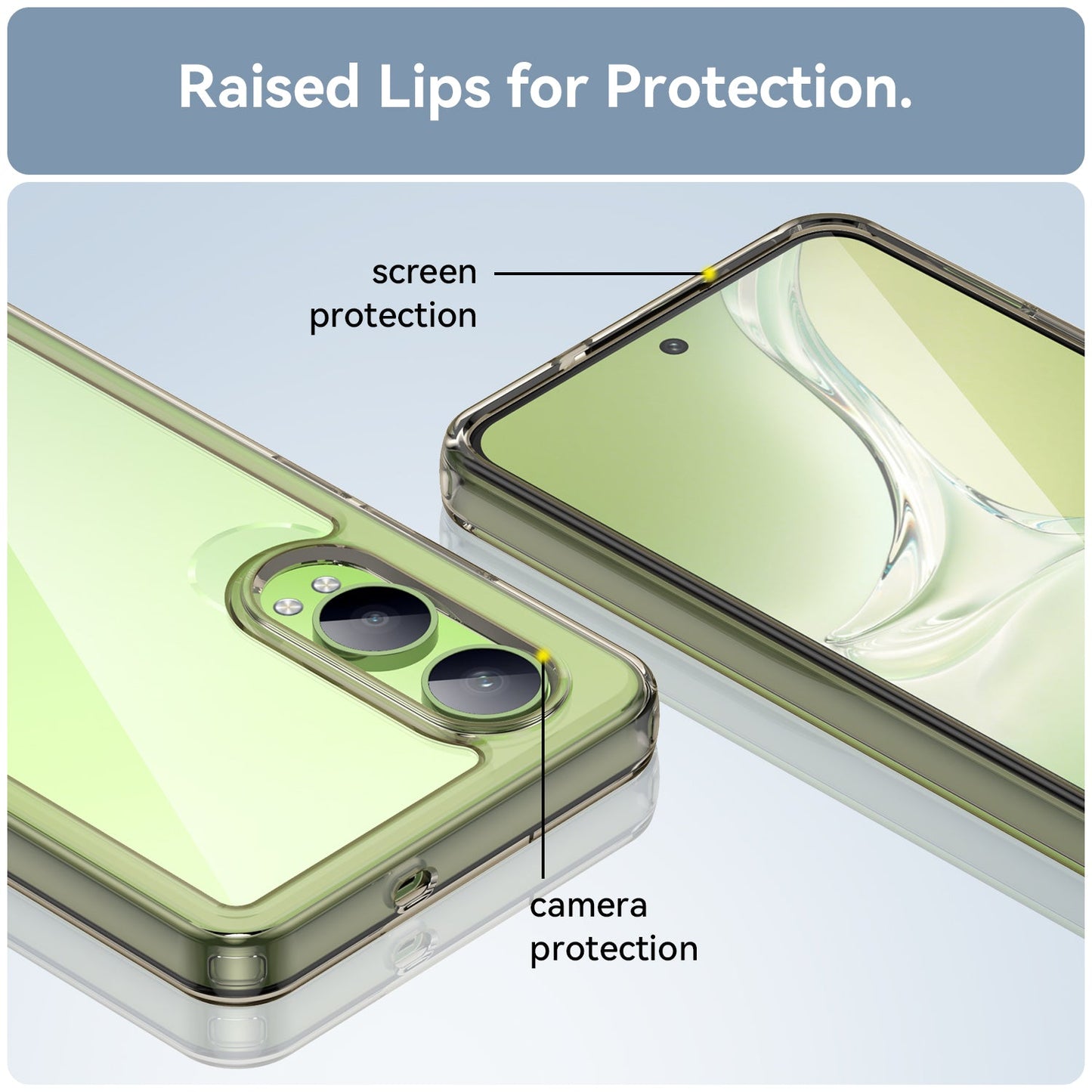 Oneplus Nord Ce4 Lite Soft Gel Bumper Case [Clear Grey]
