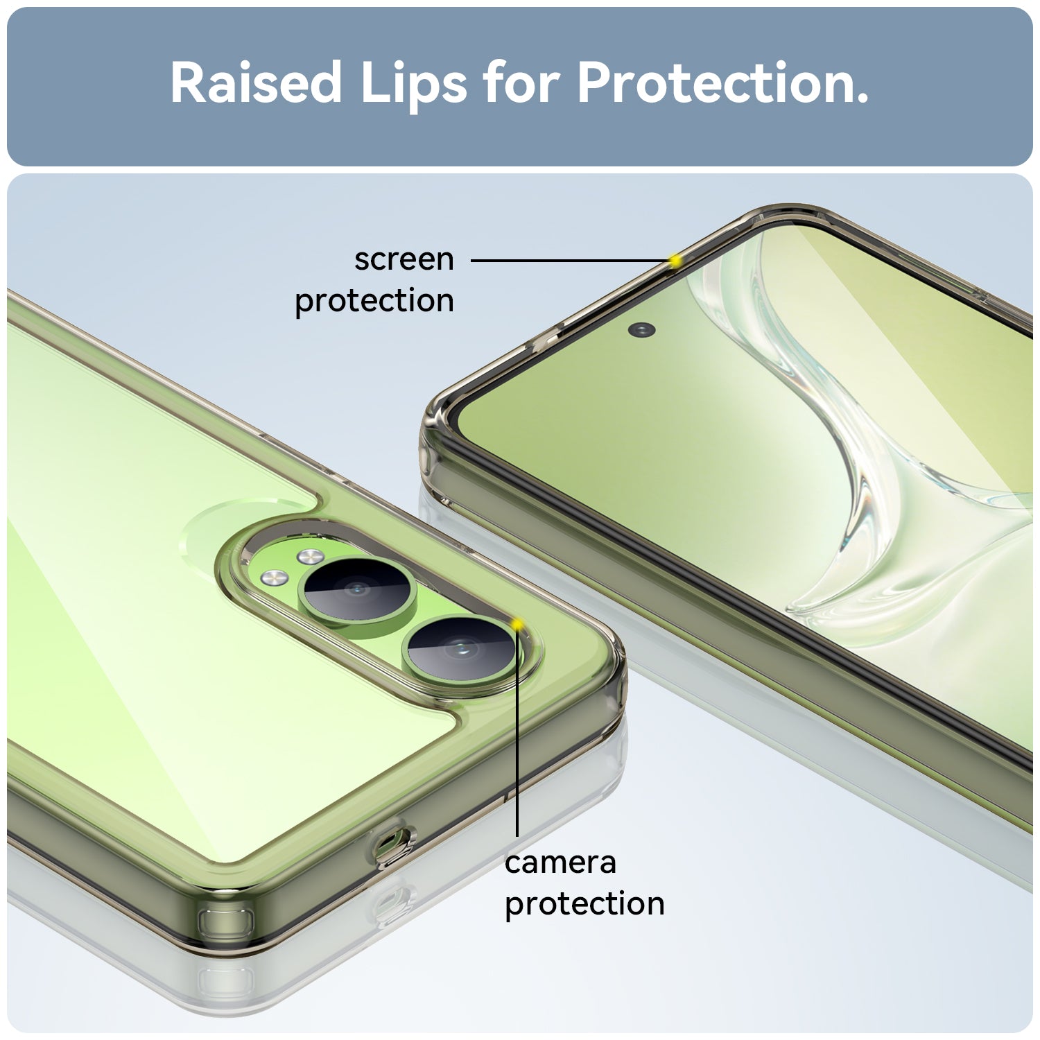 Oneplus Nord Ce4 Lite Soft Gel Bumper Case [Clear Grey]