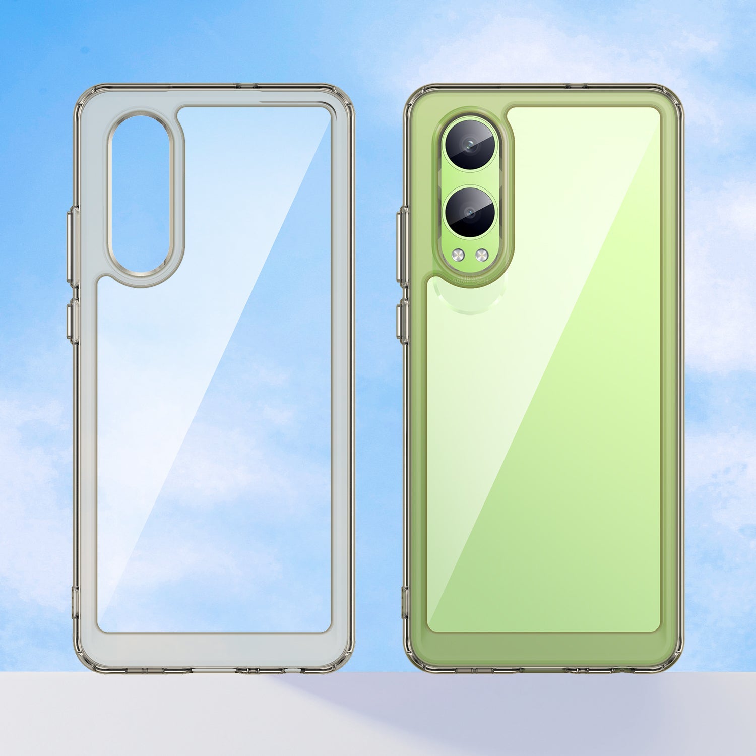 Oneplus Nord Ce4 Lite Soft Gel Bumper Case [Clear Grey]