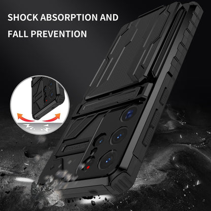 Galaxy S25 Ultra Kickstand Heavy Duty Case [Black]