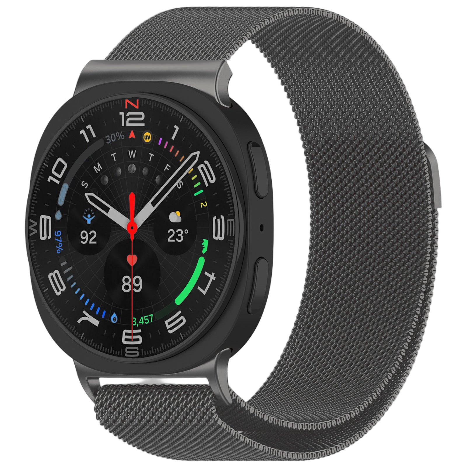 Samsung Galaxy Watch 8 Milanese Loop Strap [Black]
