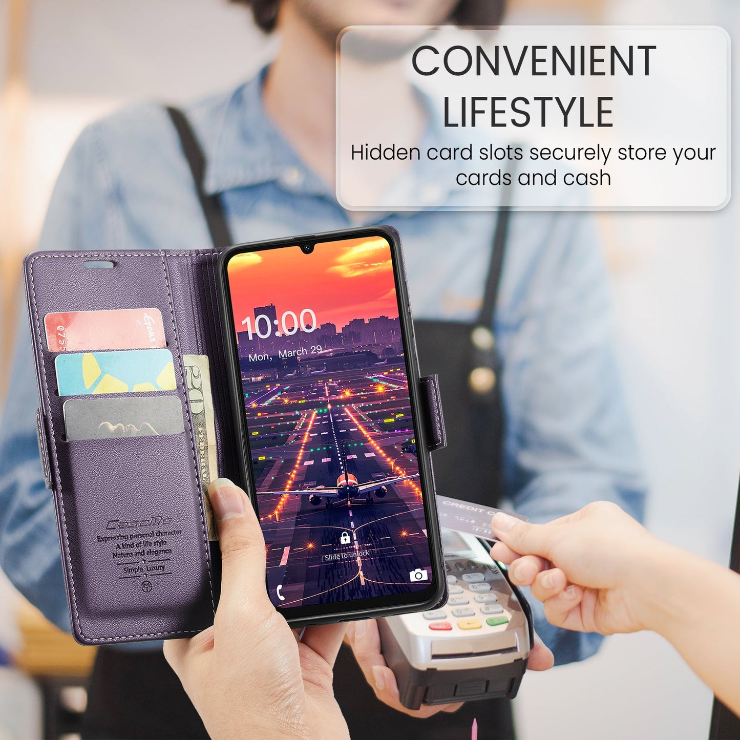 Galaxy A16 5G Pu Wallet Case [Purple]