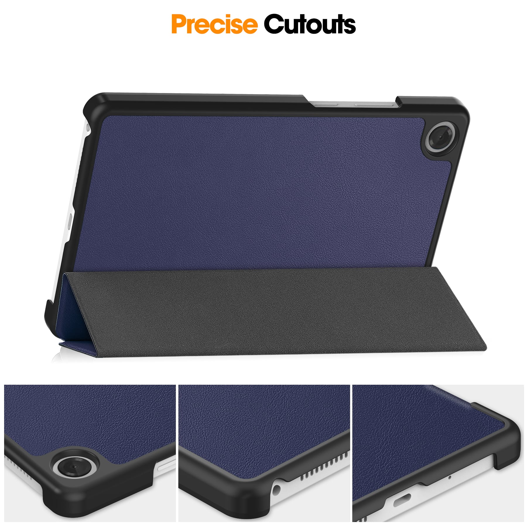 Lenovo Tab One 8.7" Tri-fold Pu Case [Navy]