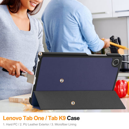 Lenovo Tab One 8.7" Tri-fold Pu Case [Navy]