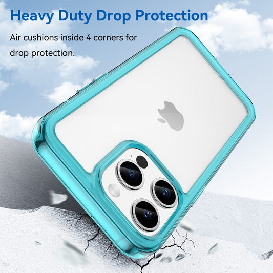 Iphone 15 Pro Max Soft Gel Case [Clear Blue]