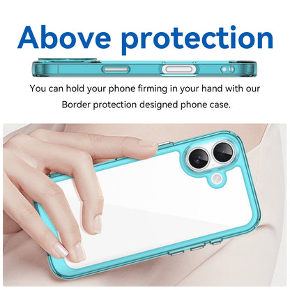 Iphone 17 Soft Gel Case [Clear Blue]