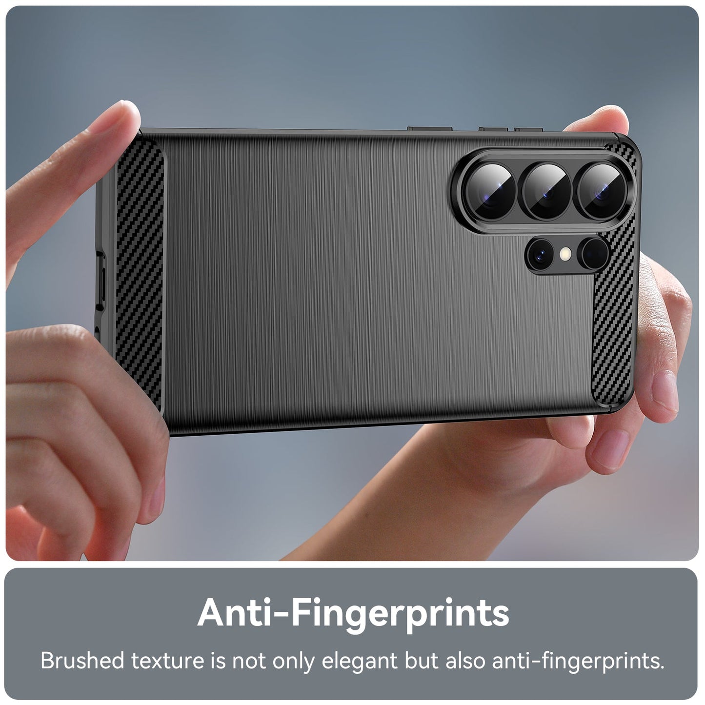 Galaxy S26 Ultra Carbon Fibre Case [Black]