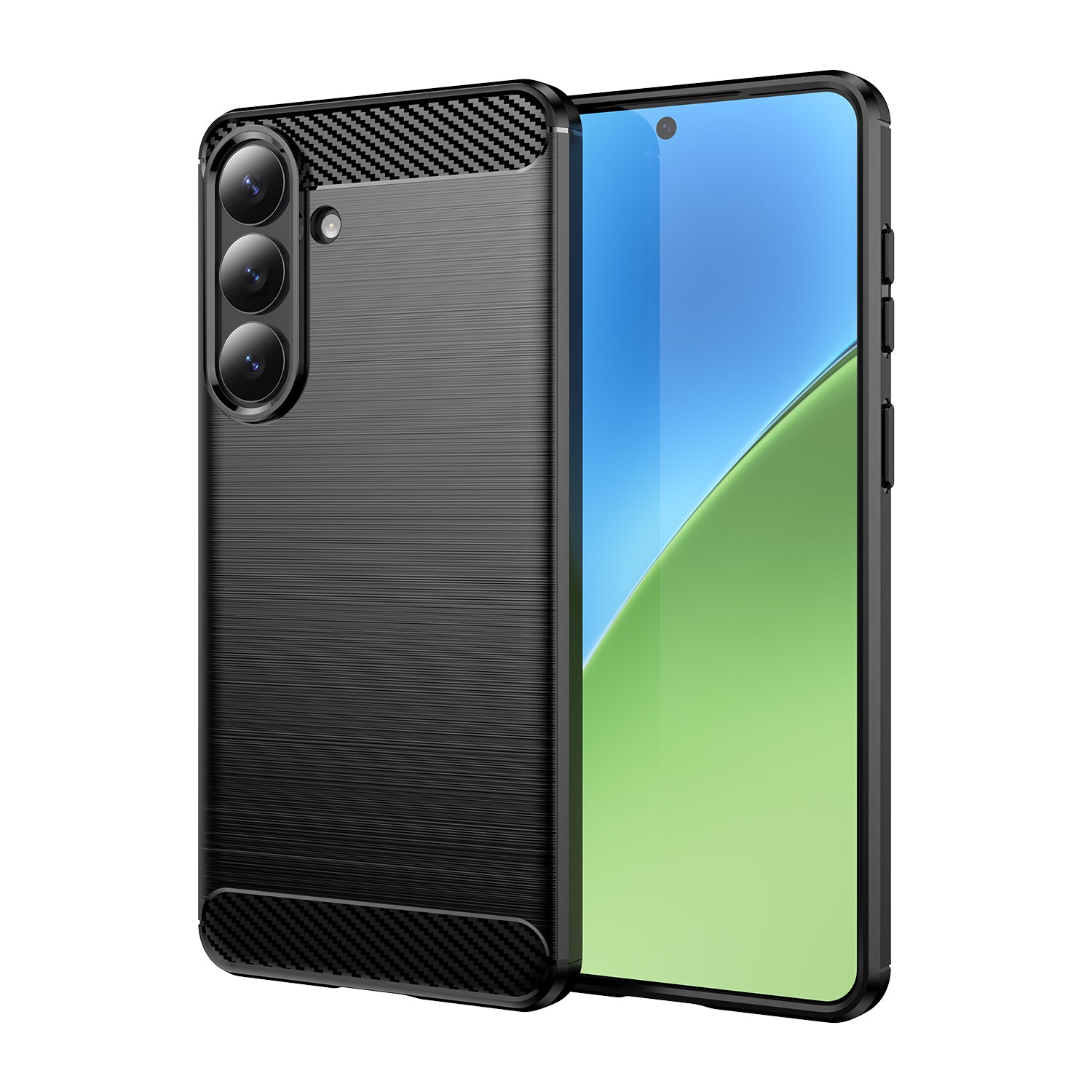 Galaxy S26 Plus Carbon Fibre Case [Black]