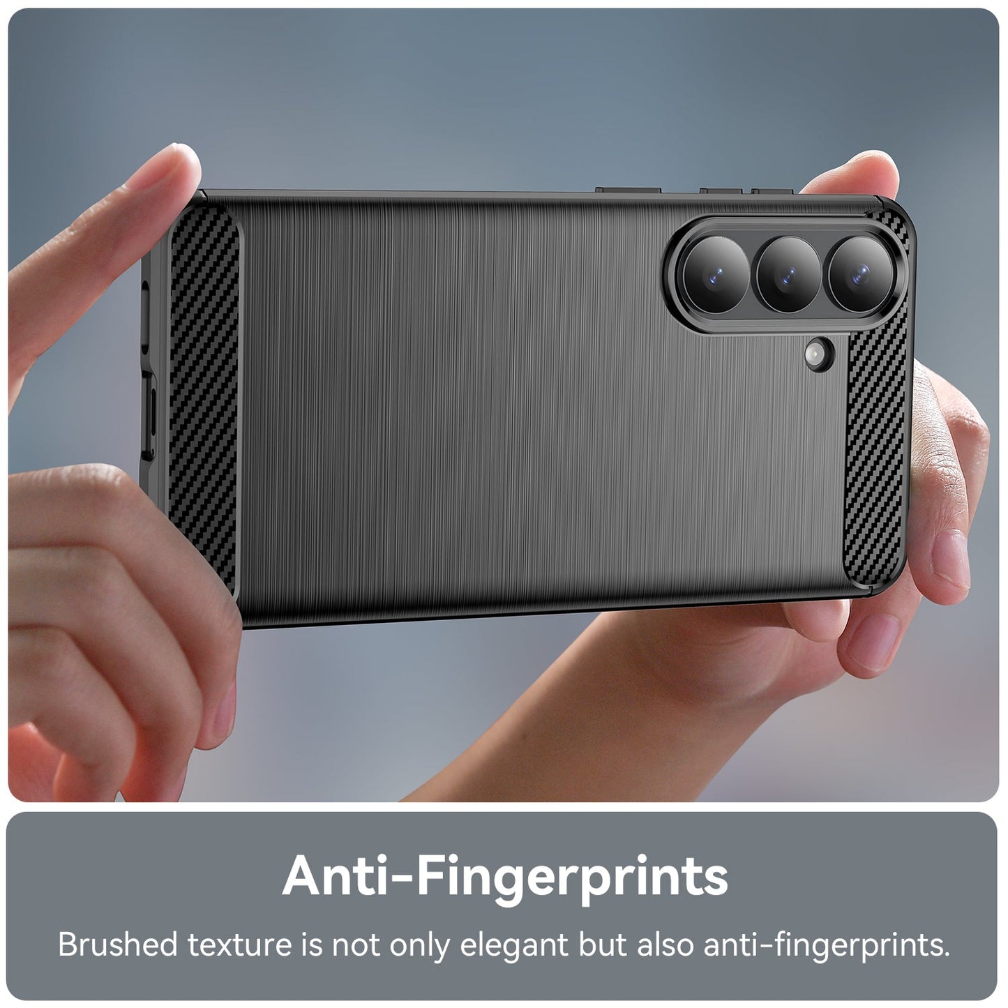 Galaxy S26 Plus Carbon Fibre Case [Black]