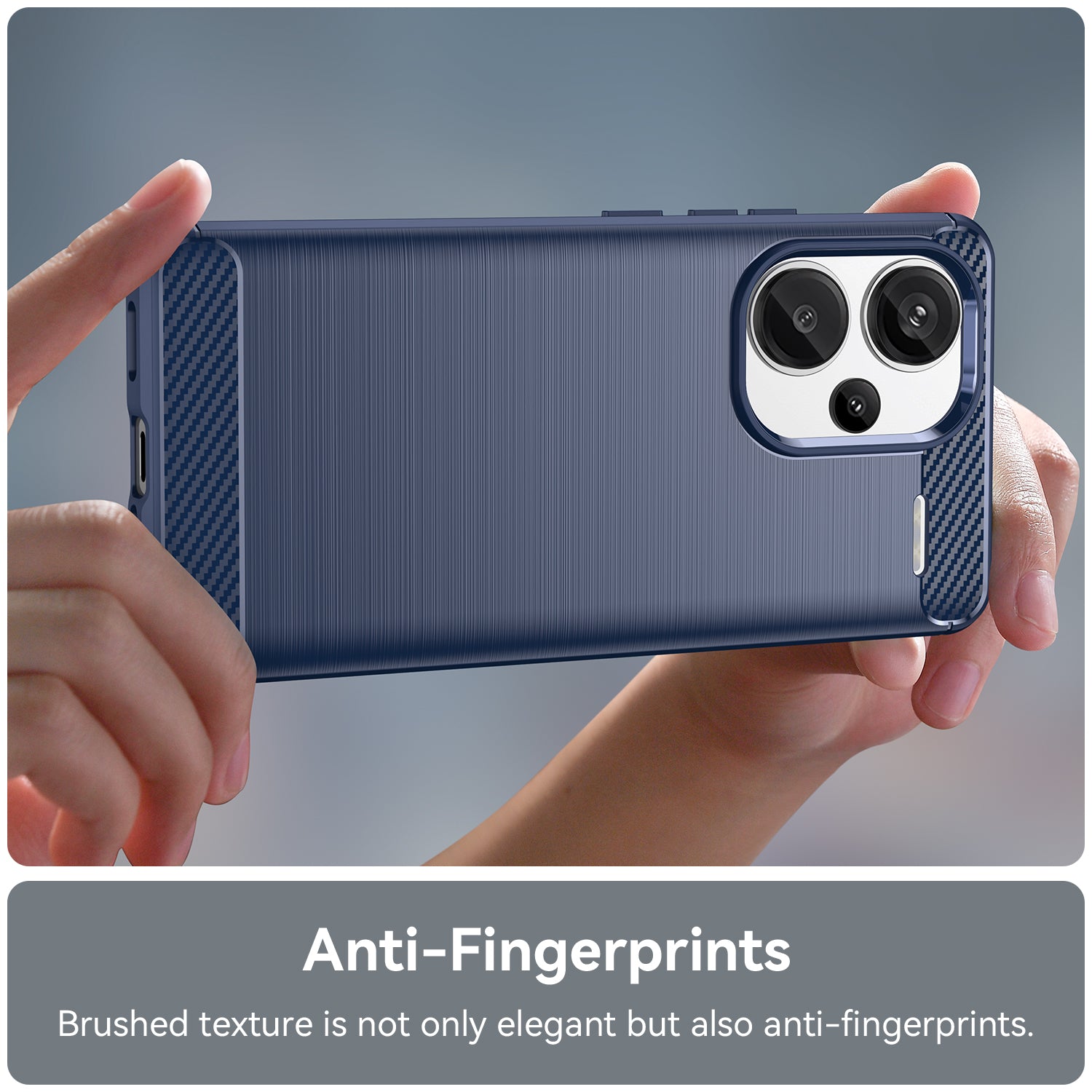 Xiaomi Redmi Note 13 Pro+ 5G Carbon Fibre Case [Navy]