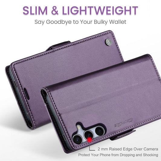 Galaxy S25 Pu Wallet Case [Purple]