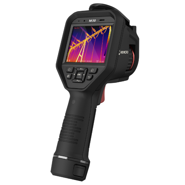 HIKMICRO M30 Handheld Wi-Fi Manual Focus Thermal Imaging Camera. 3.5" LCD Touch Screen. Thermal - Visual - Fusion - PIP & Blending Image Modes. Thermal Resolution: 110 -592 Pixels.