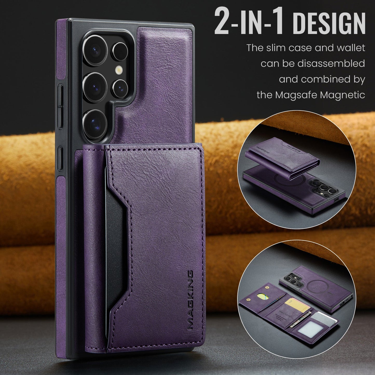 Galaxy S25 Ultra Magsafe Wallet [Purple]