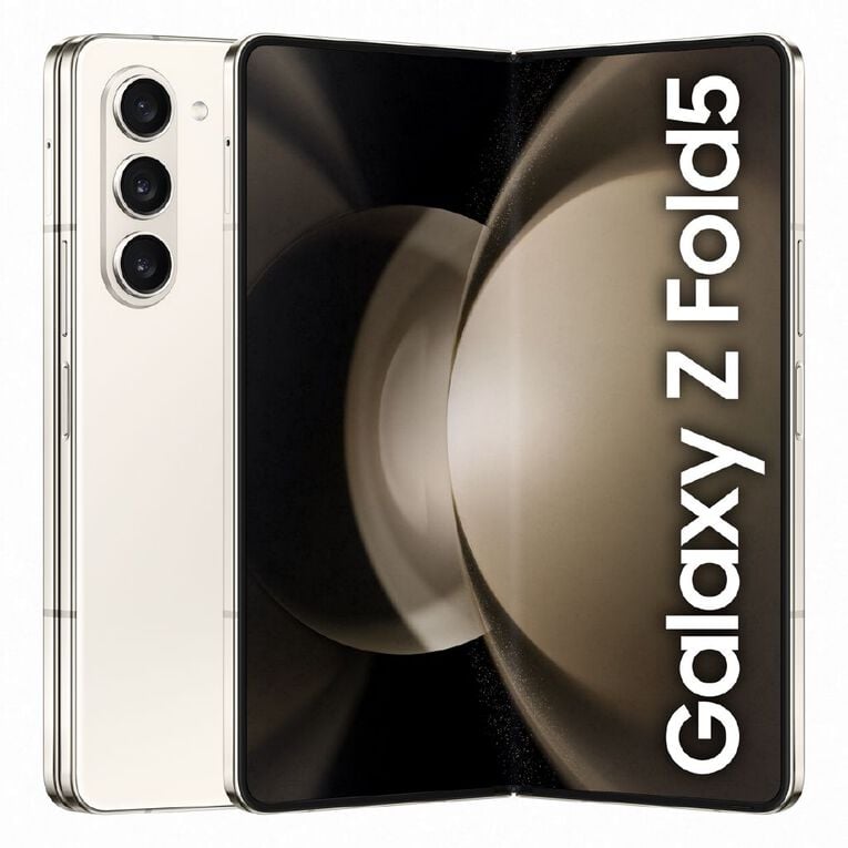 Samsung Galaxy Z Fold5 SM-F946 Mobile Phone [512GB / 12GB RAM - Cream]