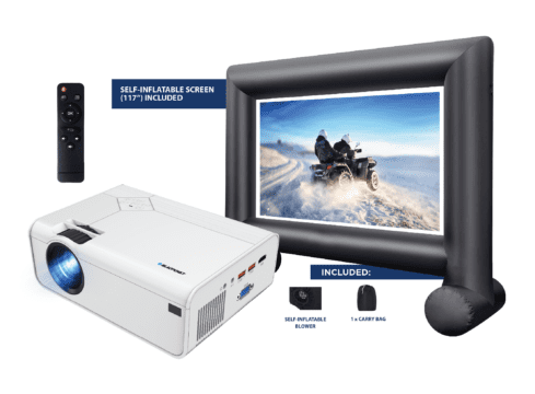 Blaupunkt Full HD Projector with Self-Inflatable Screen