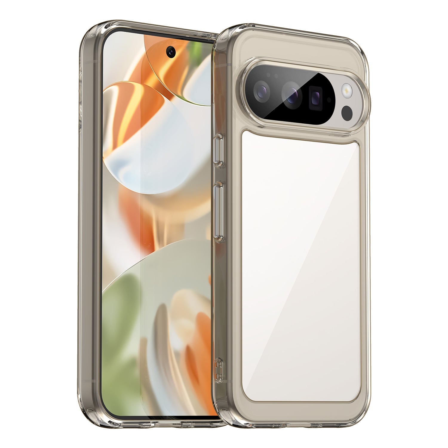 Google Pixel 10 Pro Soft Gel Case [Clear Grey]