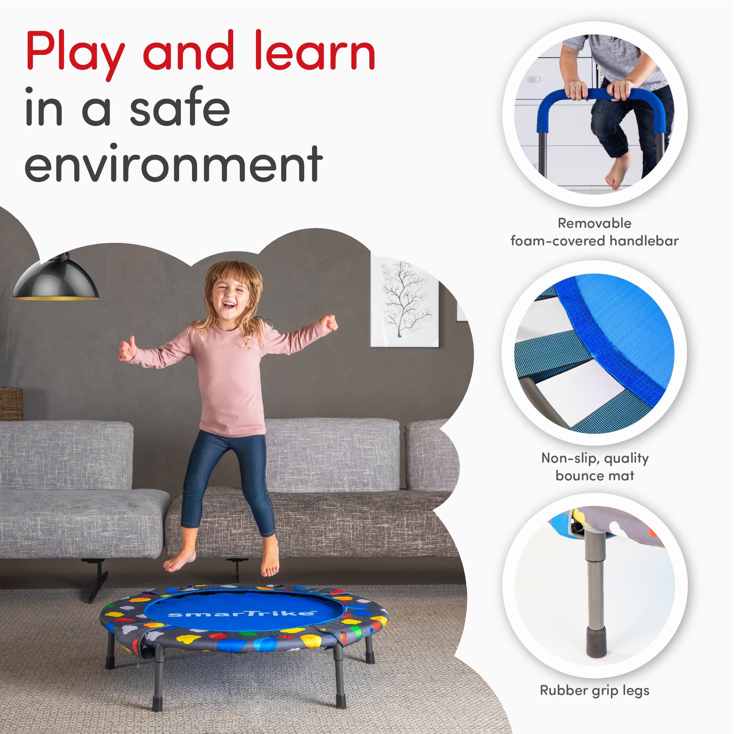 SmarTrike 3-in-1 Activity Center: Trampoline & Ball Pit