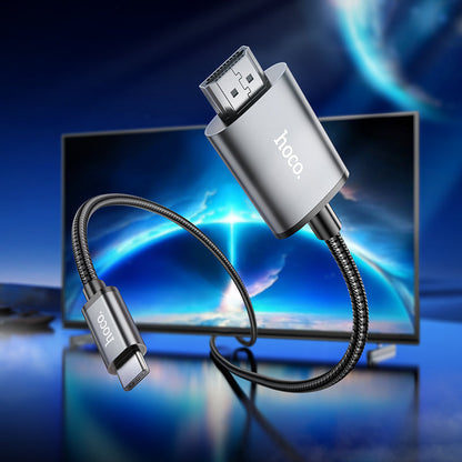 Hoco Type C To 4K Hdmi Cable - 2 Meter (Ua27)