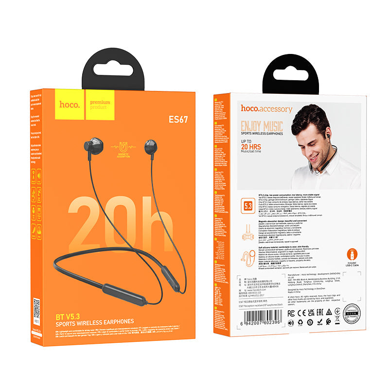 Hoco Sports Bluetooth Earphone w/ 20 Hours (ES67)