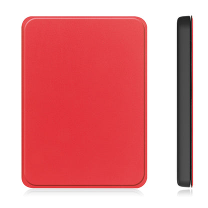 Kindle Paperwhite 6 (12th Gen 2024) Folio Pu Leather Case [Red]