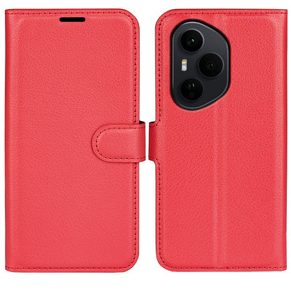 Honor 400 Pro Pu Wallet Case [Red]