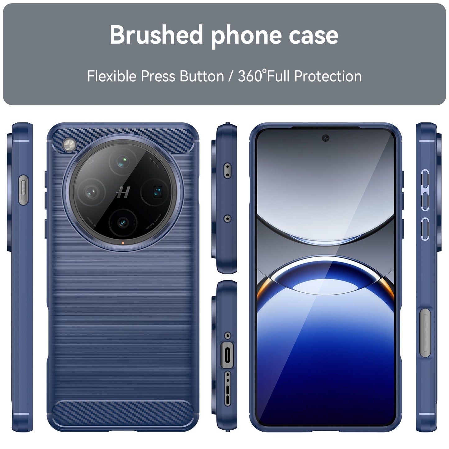 Oppo Find X8 Pro Carbon Fibre Case [Navy]