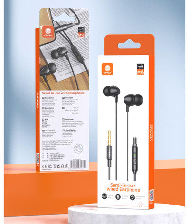 VipFan In-Ear 3.5mm Earphone with Mic (M16)