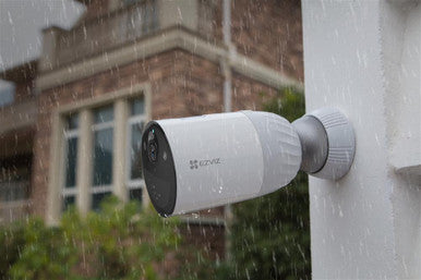 EZVIZ Wire-Free WiFi Add-on Single Outdoor Security Camera with Long Lasting 12900mAh Rechargeable Battery, Two-Way Talk, IP66, FHD, Base Station Required.