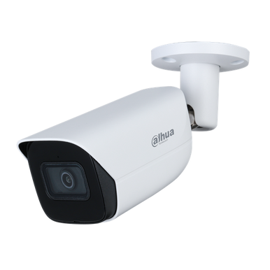 DAHUA 8MP IR Fixed Focal Bullet WizSense Network Camera. Supports H.264+/H.265+, Rotation Mode, WDR, 3D DNR, HLC, BLC, Digital Watermarking DH-IPC-HFW3841EP