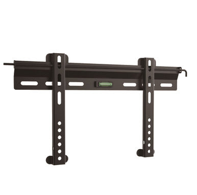 BRATECK 32"-55" Fixed TV Wall Mount. Economic and Ultra Slim. Max. Load 45kgs. Integrated Bubble Level. Low Profile (19mm). Suitable for Flat and Curved TV. Max VESA 400 x 200. Black PLB-40E