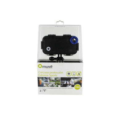 Muvit Sport Extreme Case iPhone 5/5S Plus Support Pack: Surf, Handlebar & Helmet