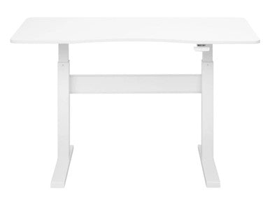 BRATECK Height Adjustable Air Lift Sit-Stand Desk White G03-22D.WHT