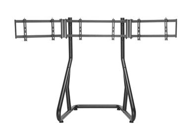 BRATECK Gaming Height Adjustable Triple Monitor Stand Designed for LRS01-BS Racing Simulator Cockpit. 2 Height Settings 955/1005mm. Anti-Theft Locking Hole. Weight