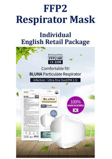 Bluna FFP2 Particulate Respirator Face Mask (1pc)
