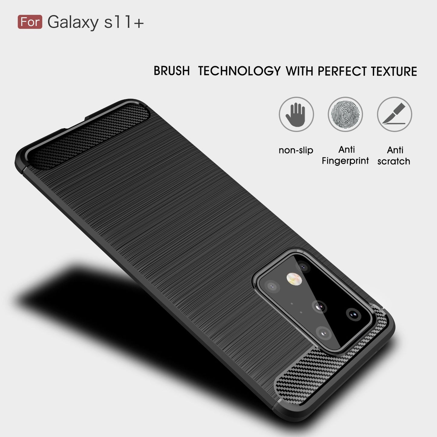 Samsung Galaxy S20 Ultra Carbon Fibre Case Red