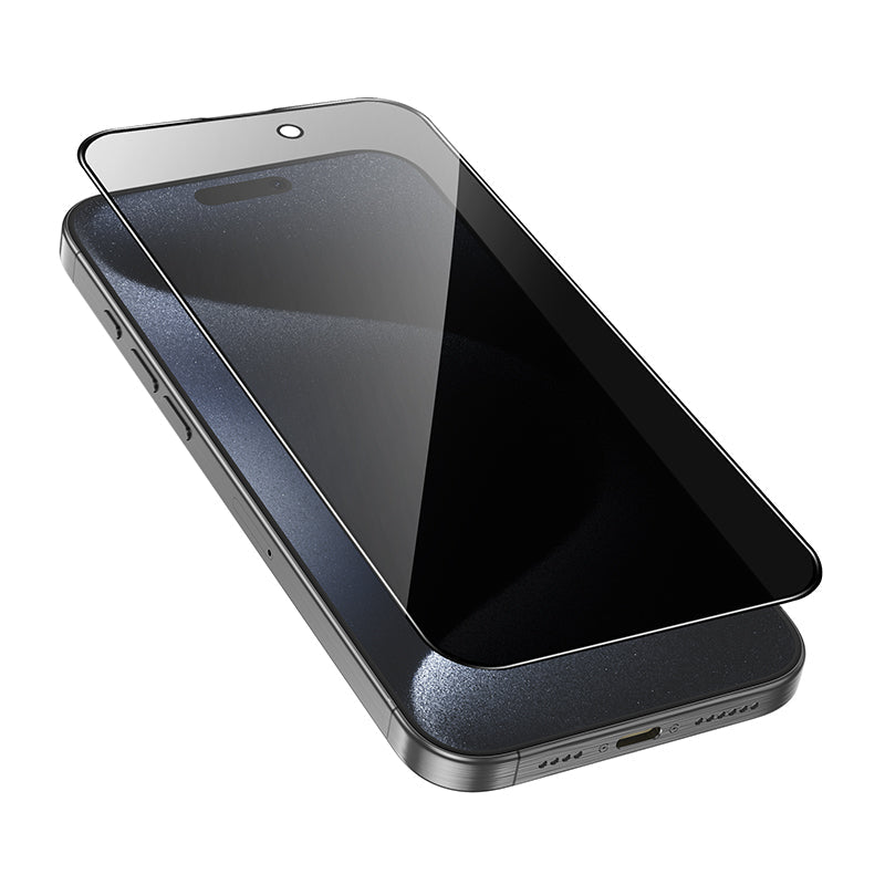 Hoco Privacy Protection Glass Screen Protector (G15) [ iPhone 16 Pro Max Compatible]