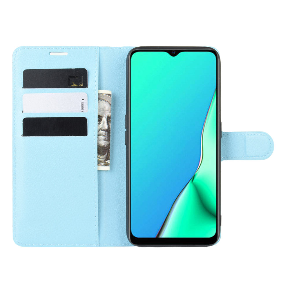 Oppo A5 2020/A9 2020 Pu Wallet Case [Lightblue]