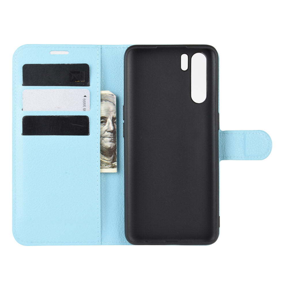 Oppo A91 Pu Wallet Case [Lightblue]