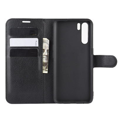 Oppo A91 Pu Wallet Case [Black]