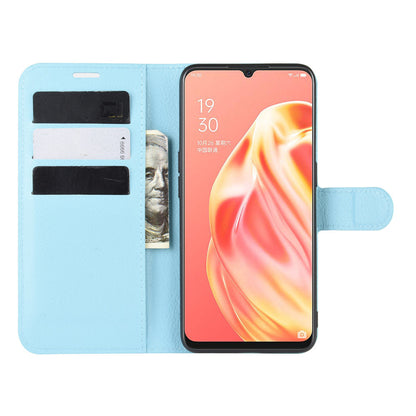 Oppo A91 Pu Wallet Case [Lightblue]