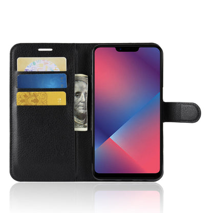 Oppo Ax5 Pu Wallet Case [Black]