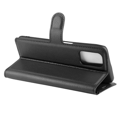 Oppo A52/A72 Pu Wallet Case [Black]