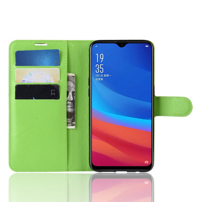 Oppo Ax5S Pu Wallet Case [Green]