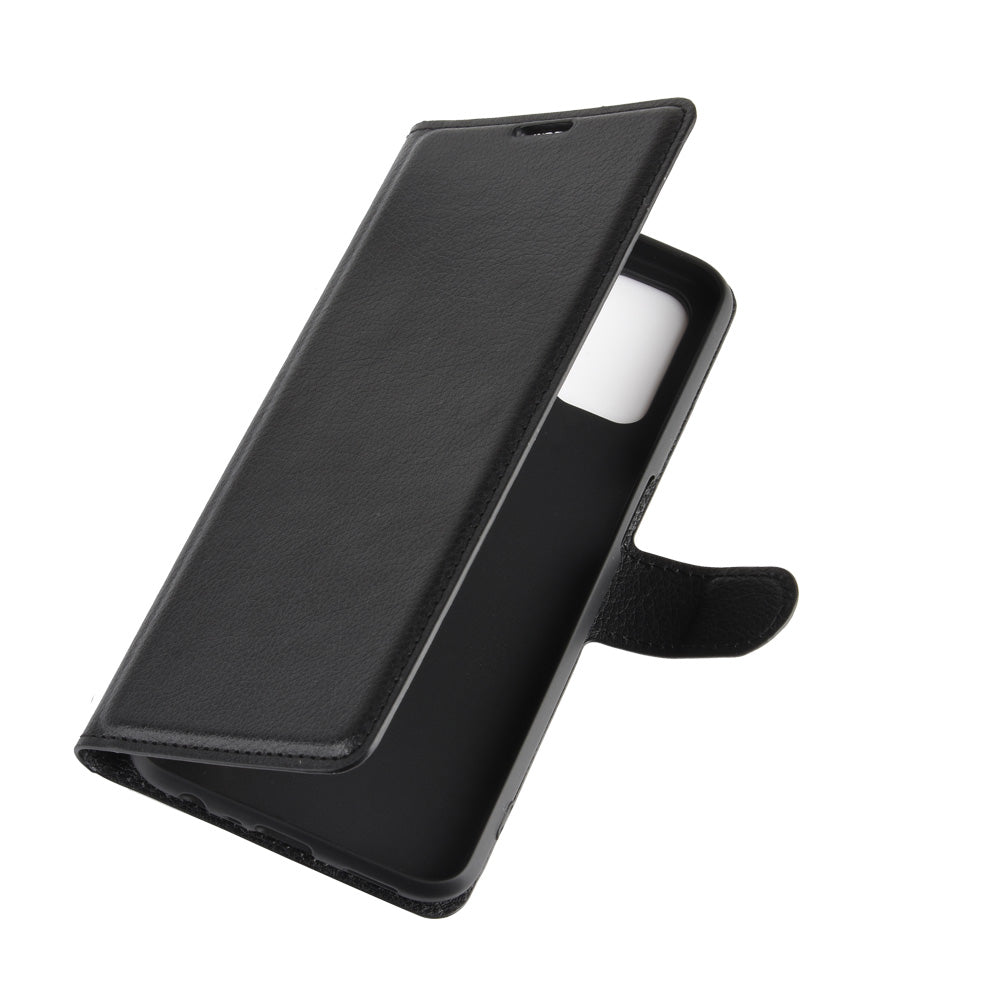 Oppo A52/A72 Pu Wallet Case [Black]