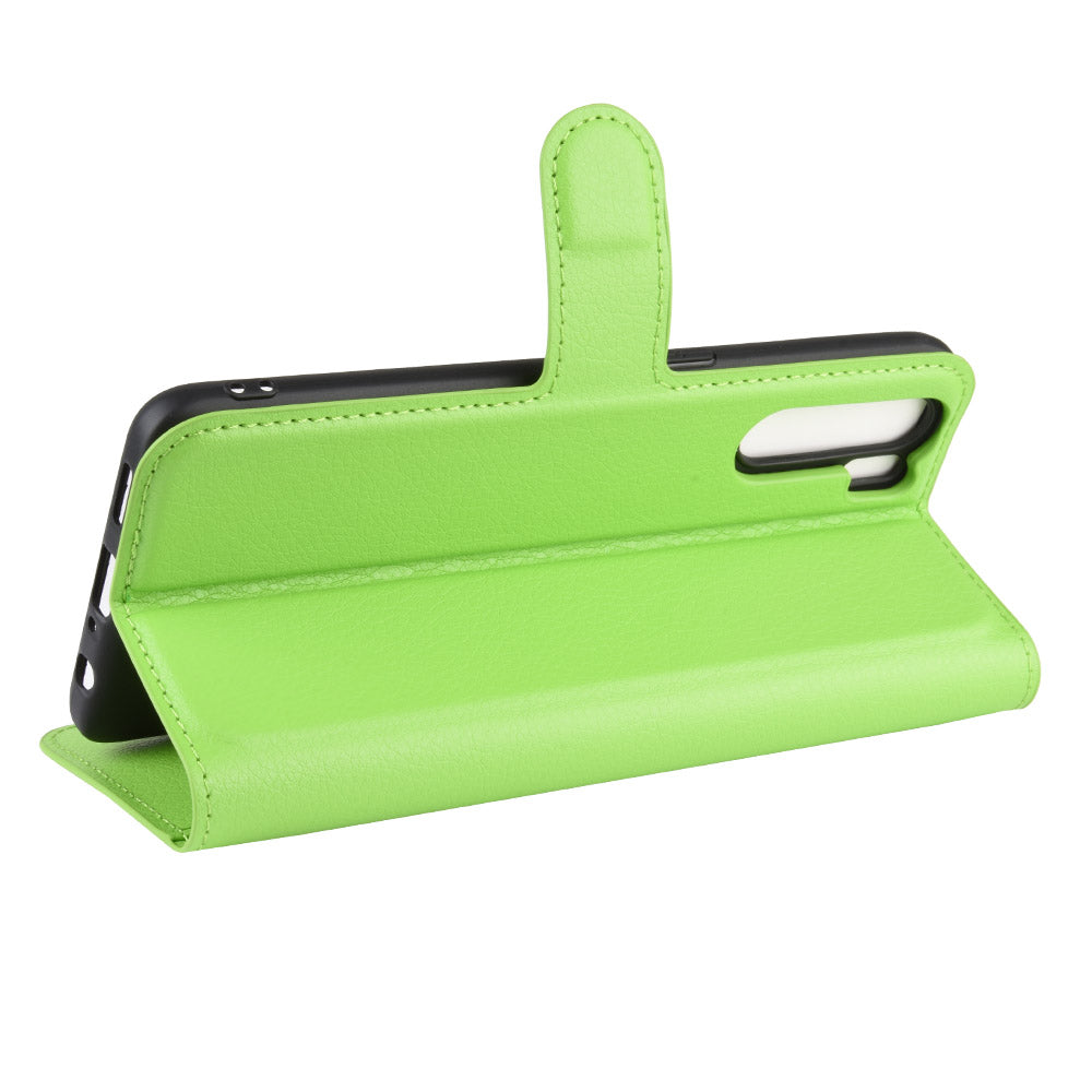 Oppo A91 Pu Wallet Case [Green]