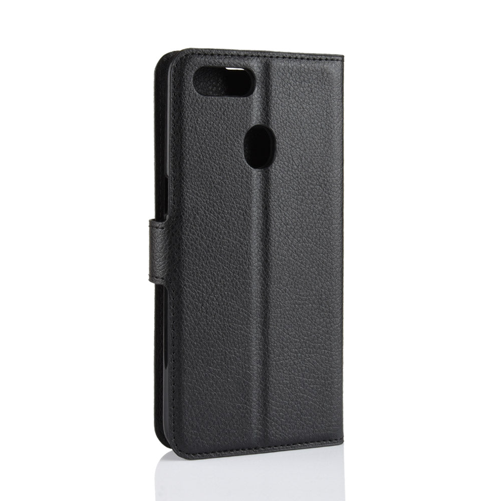 Oppo Ax7 Pu Wallet Case [Black]