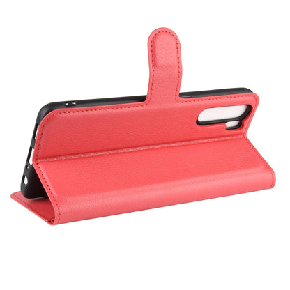 Oppo A91 Pu Wallet Case [Red]
